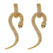 Gold Hoop Earrings 40mm | Snakes Jewelry & Fashion