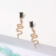 Rhinestone Snake Earrings | Snakes Jewelry & Fashion