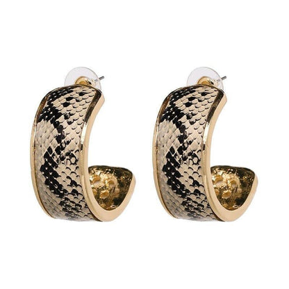 Snakeskin Earrings | Snakes Jewelry & Fashion