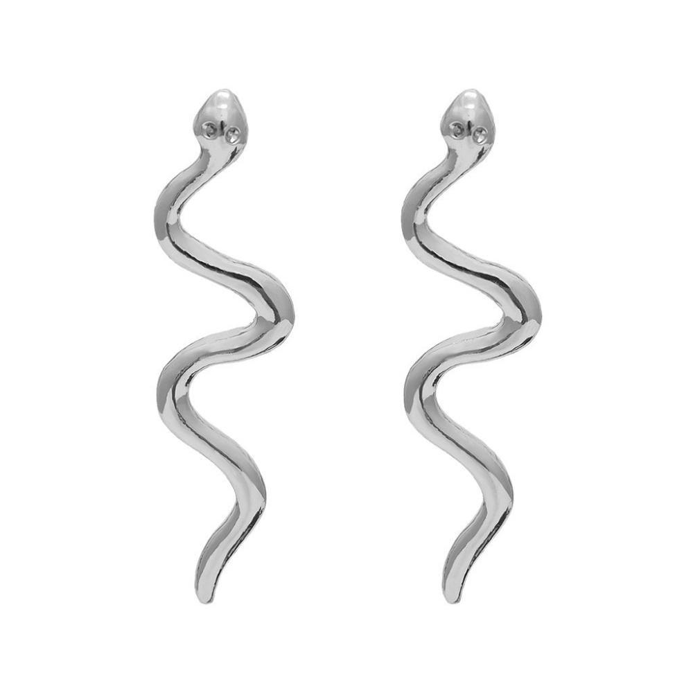 Snake Drop Stud Earrings | Snakes Jewelry & Fashion