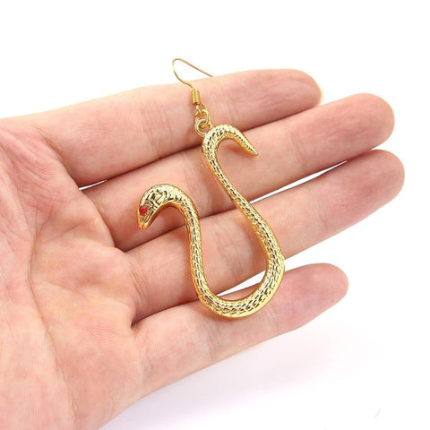 Snake Earrings Hoops | Snakes Jewelry & Fashion