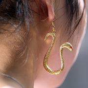 Snake Earrings Hoops | Snakes Jewelry & Fashion
