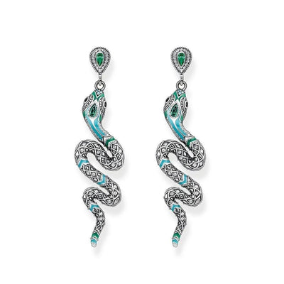 Silver Mexican Earrings | Snakes Jewelry & Fashion