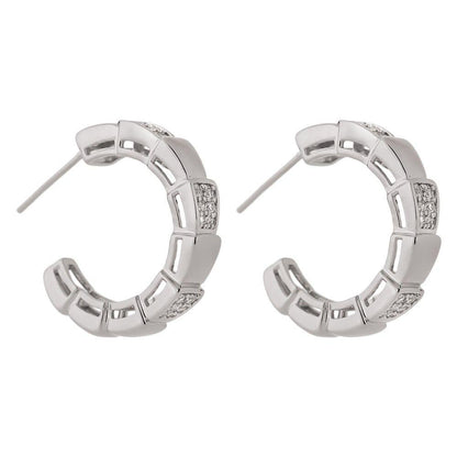 Sterling Silver Snake Earrings | Snakes Jewelry & Fashion