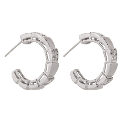 Sterling Silver Snake Earrings | Snakes Jewelry & Fashion