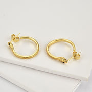 14k Gold Snake Stud Earrings | Snakes Jewelry & Fashion