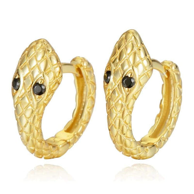 14k Gold Snake Earrings | Snakes Jewelry & Fashion