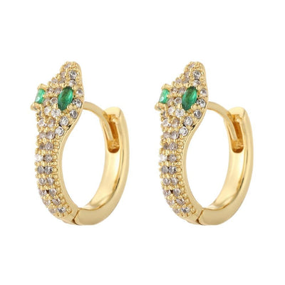 Gold Hoop Earrings 60mm | Snakes Jewelry & Fashion