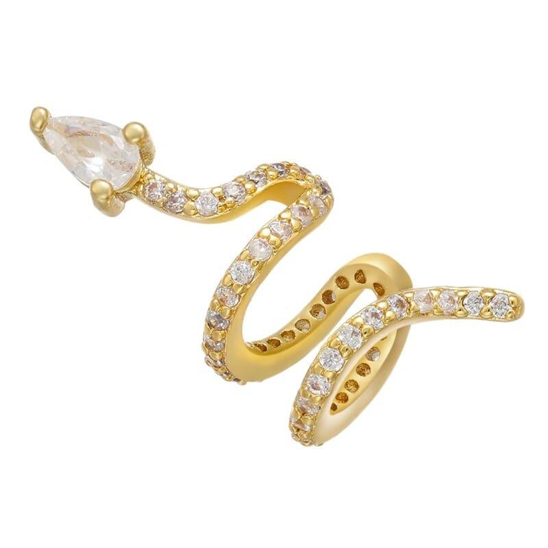 White Gold Snake Earrings | Snakes Jewelry & Fashion