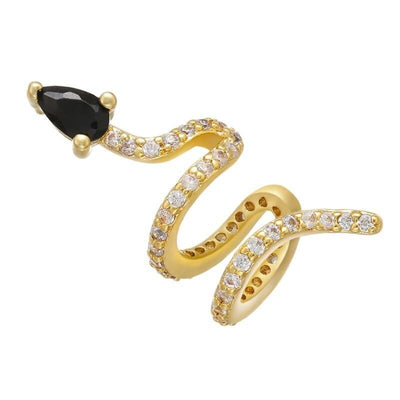 Gold Ear Climber Earrings UK | Snakes Jewelry & Fashion