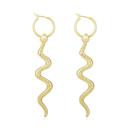 Snake Chain Drop Earrings | Snakes Jewelry & Fashion