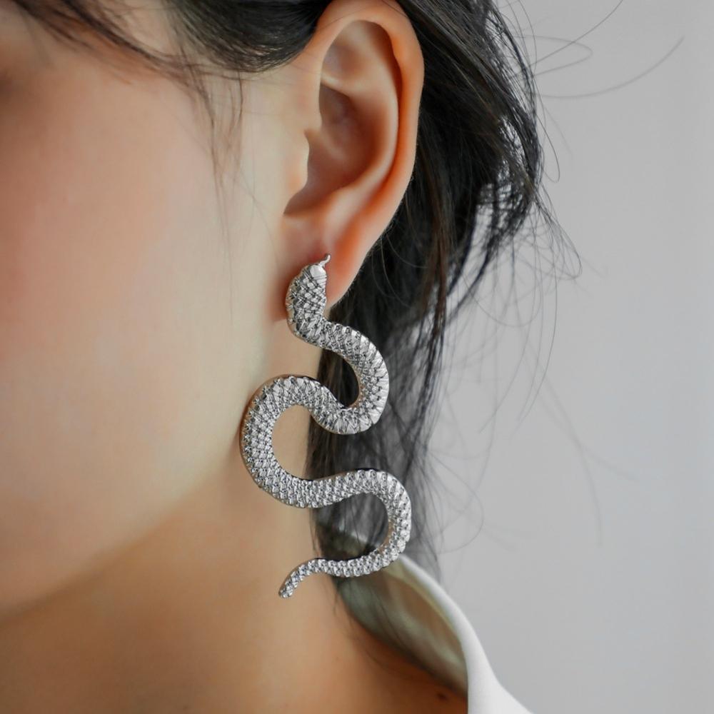 Long Snake Earrings | Snakes Jewelry & Fashion