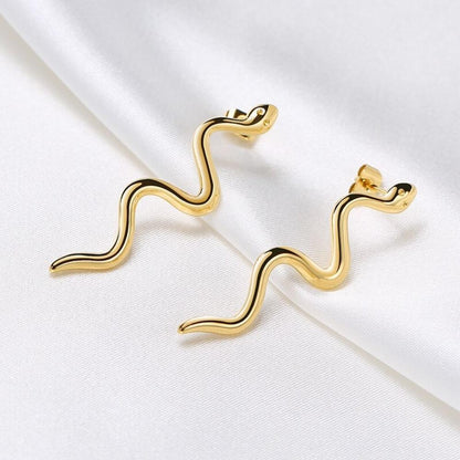 Snake Statement Earrings | Snakes Jewelry & Fashion