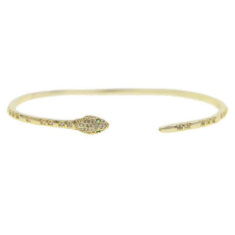 Diamond Snake Bracelet | Snakes Jewelry & Fashion