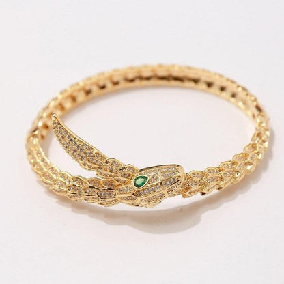 14k Gold Snake Bangle Bracelet | Snakes Jewelry & Fashion