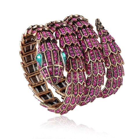 Snake Arm Bracelet Gold | Snakes Jewelry & Fashion