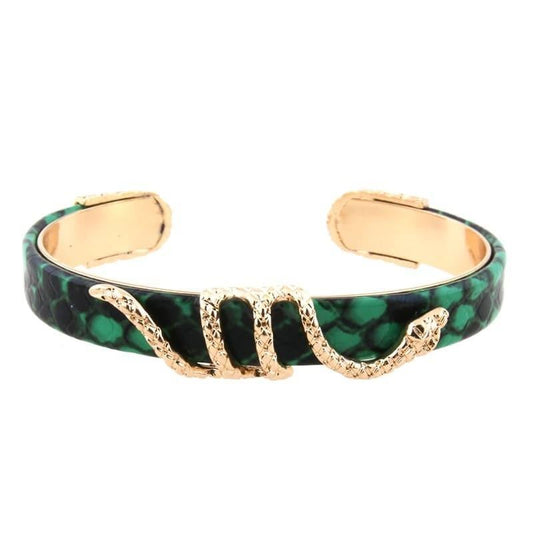 Gold Plated Snake Bracelet | Snakes Jewelry & Fashion