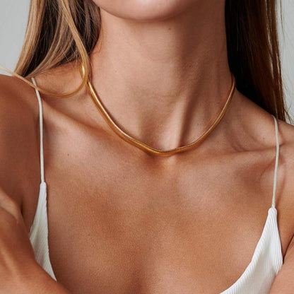 Gold Snake Chain Necklace UK | Snakes Jewelry & Fashion