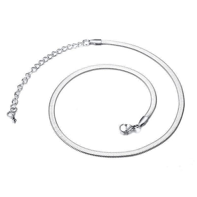 Snake Chain Silver Necklace | Snakes Jewelry & Fashion
