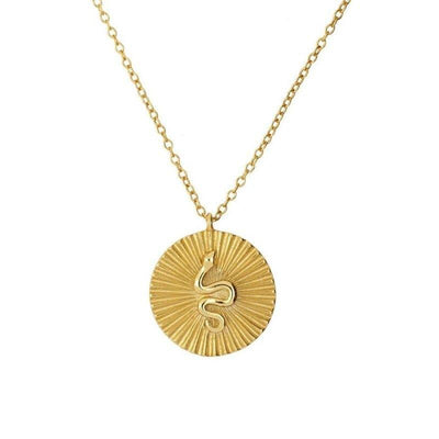 24k Gold Snake Chain Necklace | Snakes Jewelry & Fashion
