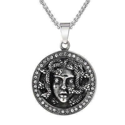 Silver Medusa Necklace | Snakes Jewelry & Fashion