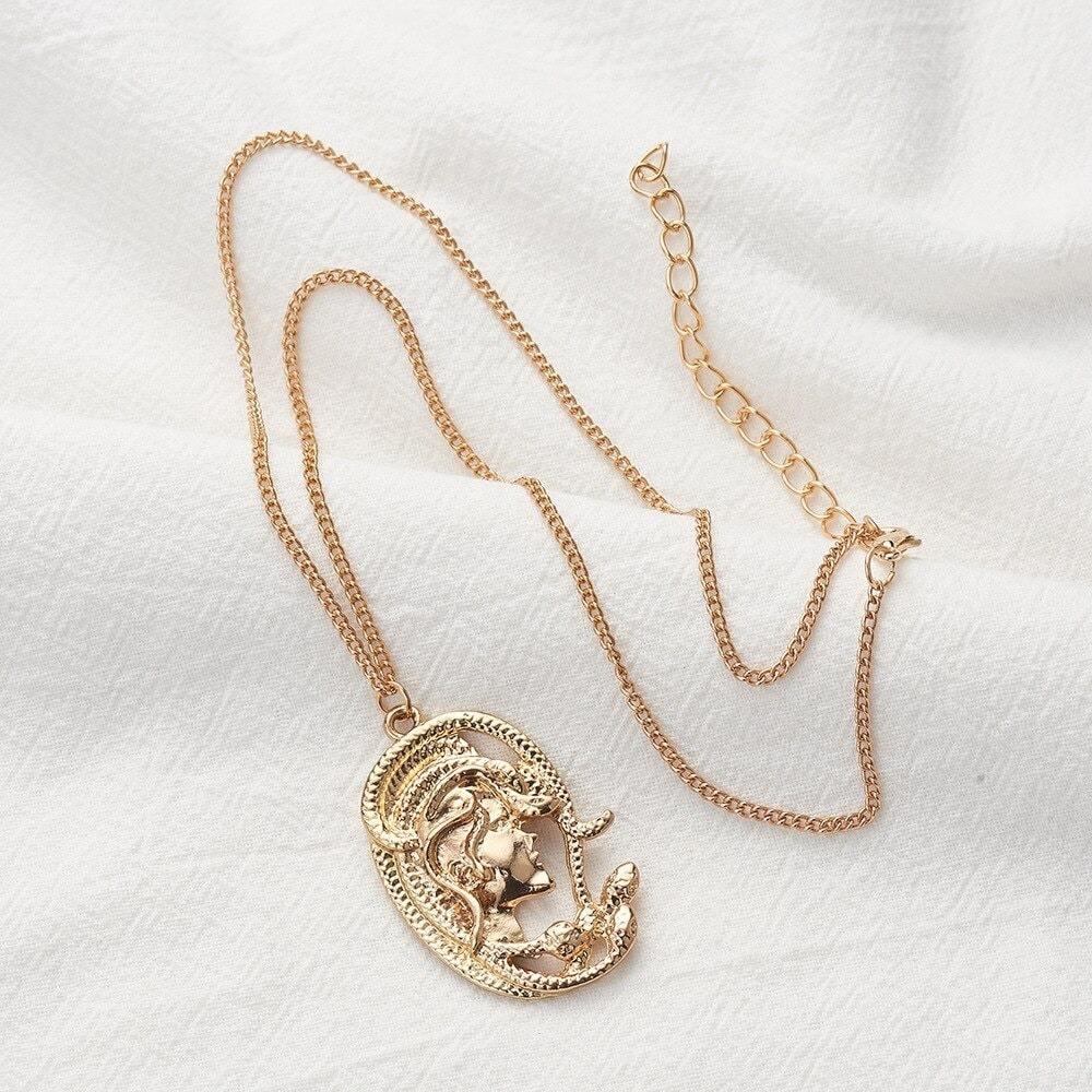 Gold Snake Chain With Pendant | Snakes Jewelry & Fashion