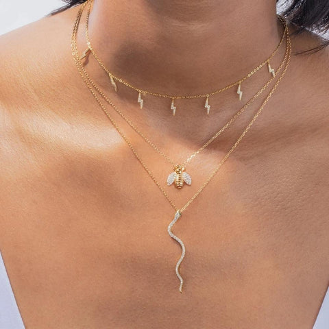 Bendable Snake Necklace | Snakes Jewelry & Fashion