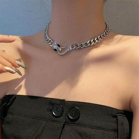 Silver Necklace Charms | Snakes Jewelry & Fashion