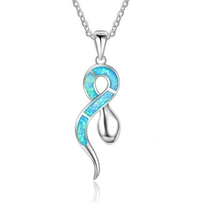 Flat Snake Necklace Silver | Snakes Jewelry & Fashion