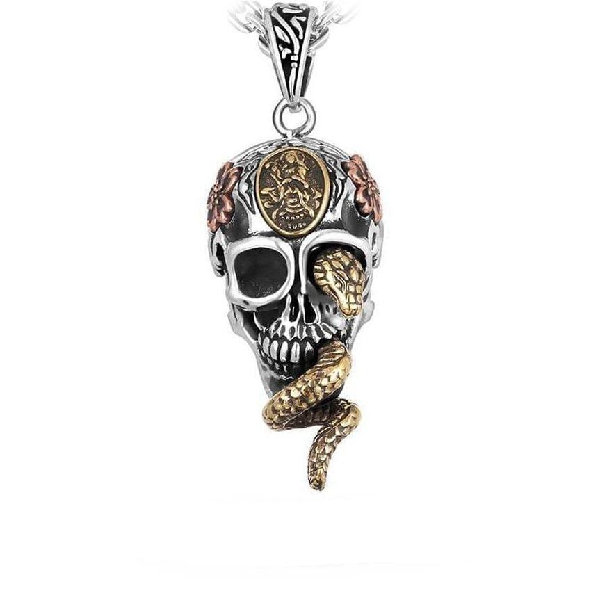 Mexican Skull Necklace | Snakes Jewelry & Fashion