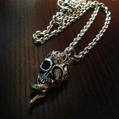 Mexican Skull Necklace | Snakes Jewelry & Fashion