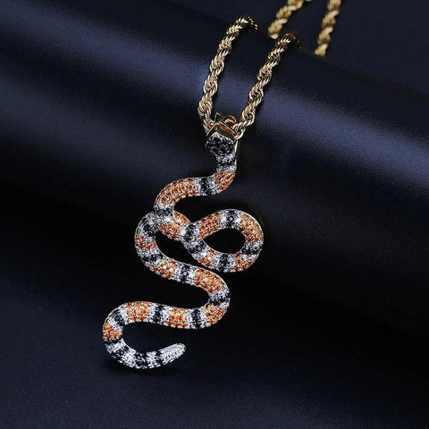 Gold Snake Pendant Necklace | Snakes Jewelry & Fashion