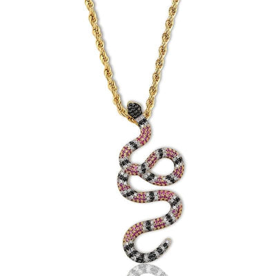 Gold Snake Pendant Necklace | Snakes Jewelry & Fashion