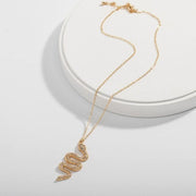 Snake Necklace Diamond | Snakes Jewelry & Fashion