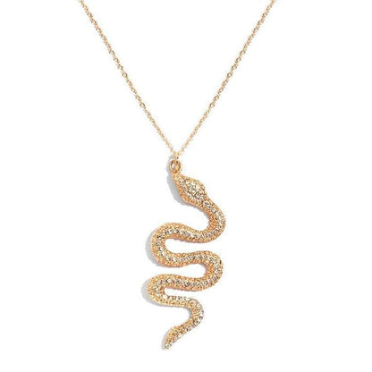 Snake Necklace Diamond | Snakes Jewelry & Fashion