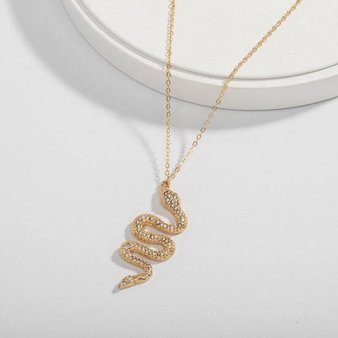 Snake Necklace Diamond | Snakes Jewelry & Fashion