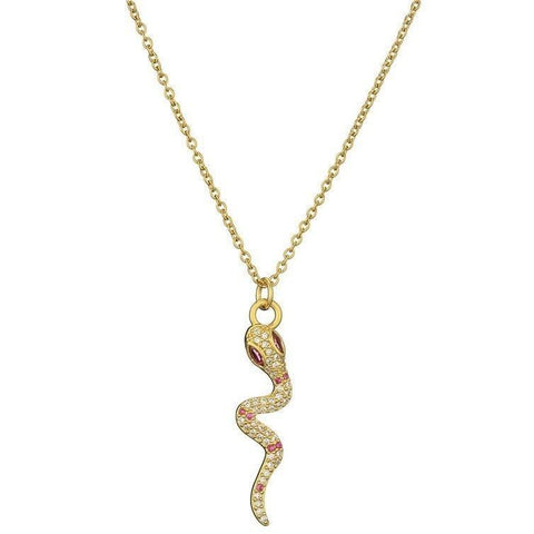 Gold Necklace For Girls | Snakes Jewelry & Fashion