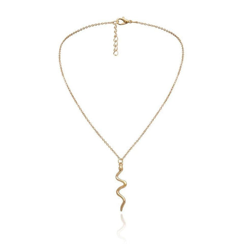 Delicate Gold Necklace | Snakes Jewelry & Fashion