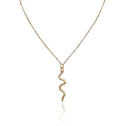 Delicate Gold Necklace | Snakes Jewelry & Fashion