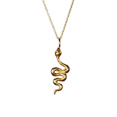 Gold Snake Necklace Chain | Snakes Jewelry & Fashion