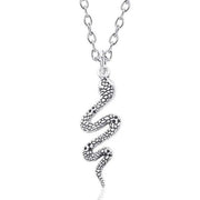 Sterling Silver Mens Snake Chain Necklace | Snakes Jewelry & Fashion