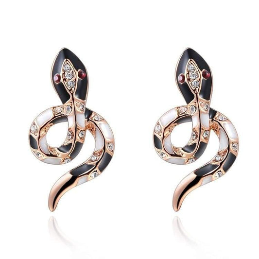 Jeweled Snake Earrings | Snakes Jewelry & Fashion