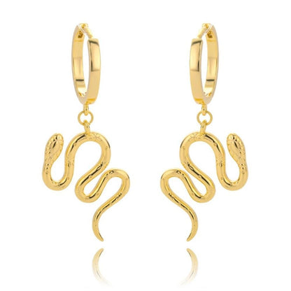 Real Gold Earrings For Women | Snakes Jewelry & Fashion