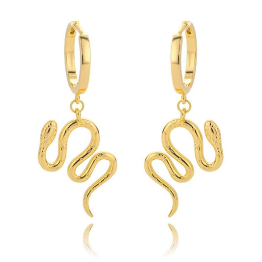 Real Gold Earrings For Women | Snakes Jewelry & Fashion