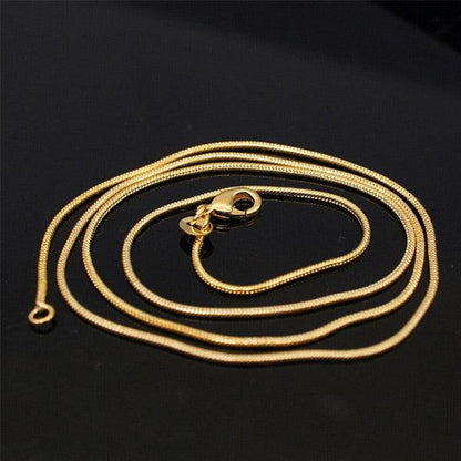 Snake Chain Gold Necklace | Snakes Jewelry & Fashion