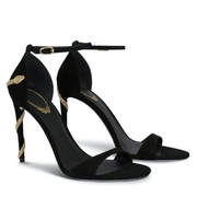 Black Heels With Gold Snake | Snakes Jewelry & Fashion