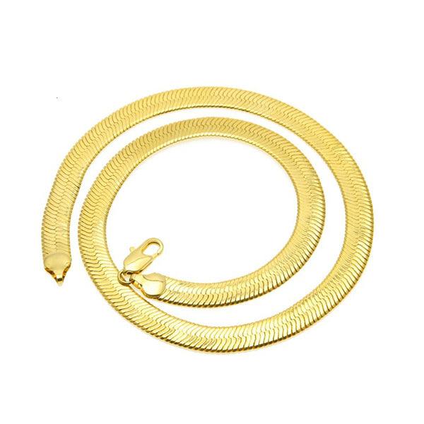 Flat Gold Snake Chain | Snakes Jewelry & Fashion