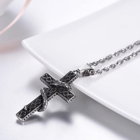 Men's Christian Necklace | Snakes Jewelry & Fashion