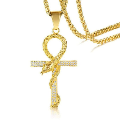 Ankh Necklace Gold | Snakes Jewelry & Fashion