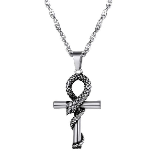 Mens Silver Snake Necklace | Snakes Jewelry & Fashion